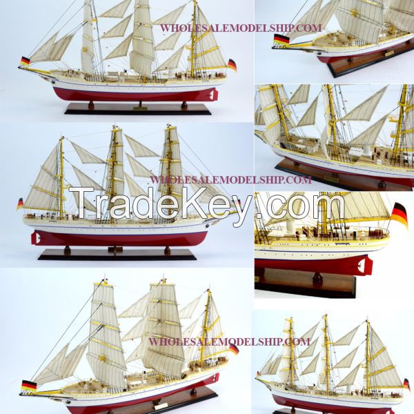 Gorch Fock Wooden Model Ship