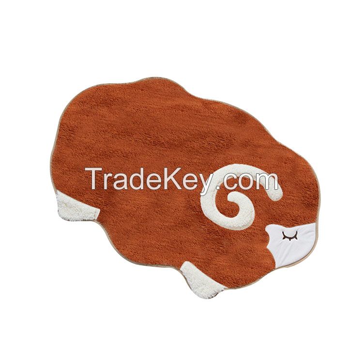 Animal shaped floor mat