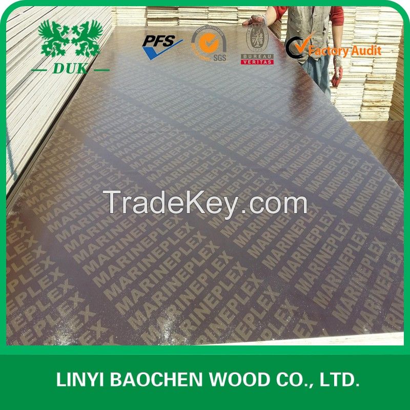 Cheap building construction materials, film faced plywood for sale