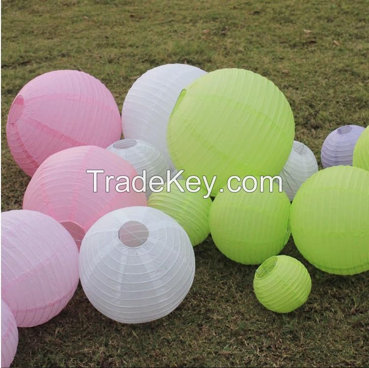 Chinese Wholesale Round Paper Lantern Wholesale for Party Decoration Wedding Decoration