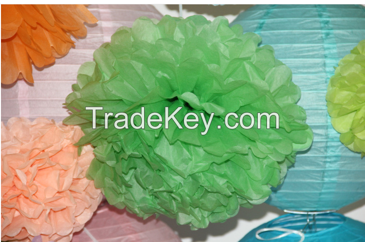 Party or Wedding Decorations Beautiful Wholesale Tissue Paper Poms