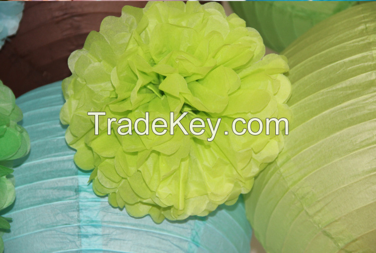 Party or Wedding Decorations Beautiful Wholesale Tissue Paper Poms