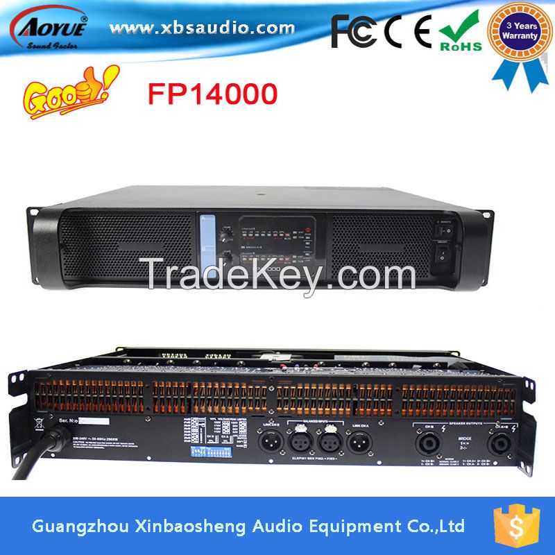 2CH Professional Audio Power  Amplifier Fp14000