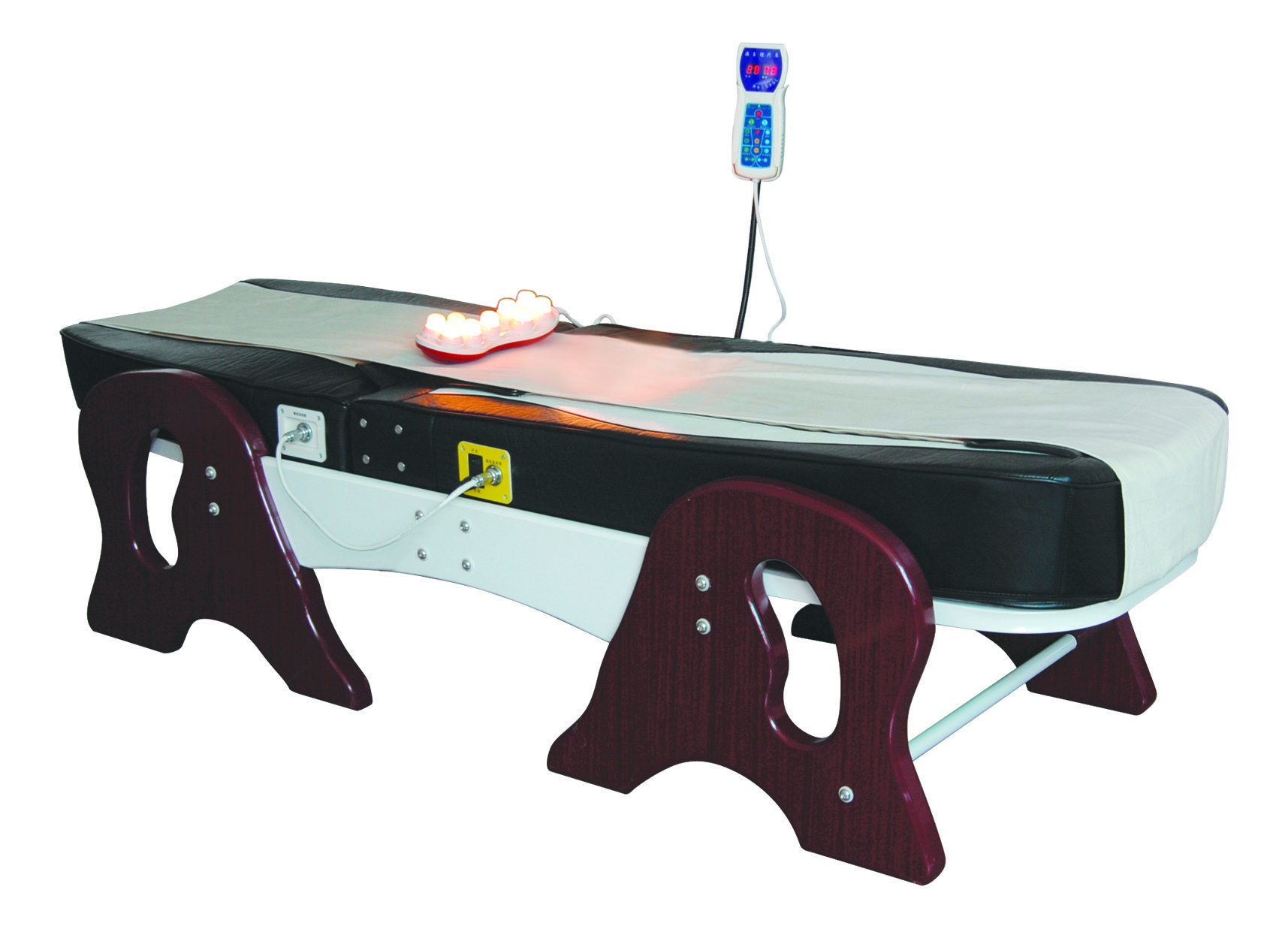 Thermal jade massage bed