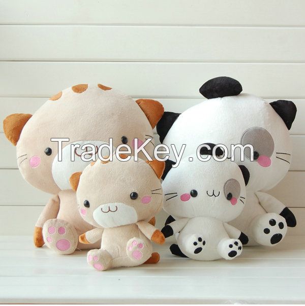 cute lifelike stuffed pets animal toy plush cat toy