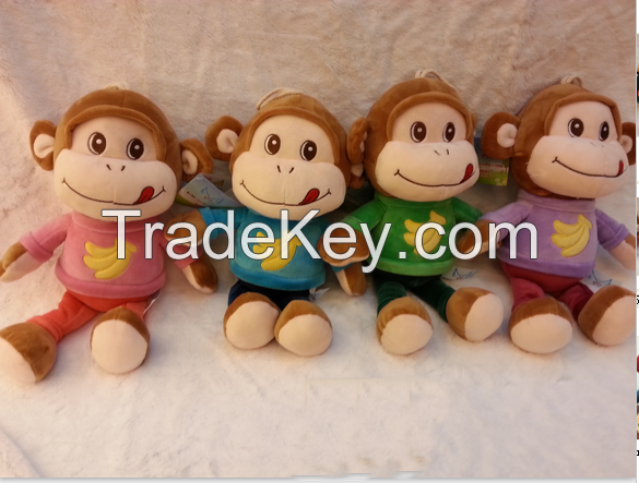 high quality long legs and long arms stuffed plush monkey toy for sale