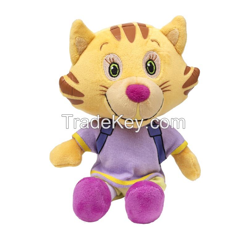 cute lifelike stuffed jungle animal plush tigger toy for sale