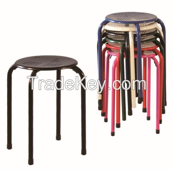 METAL STACKING STOOL