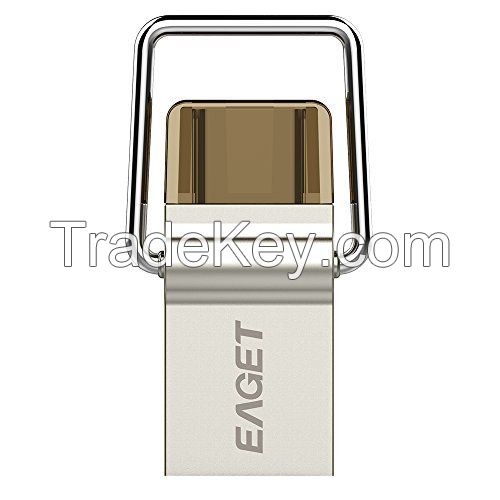 EAGET CU10 Type-C 3.1+ USB 3.0 OTG High Speed Flash Drive 16G/32G/64G