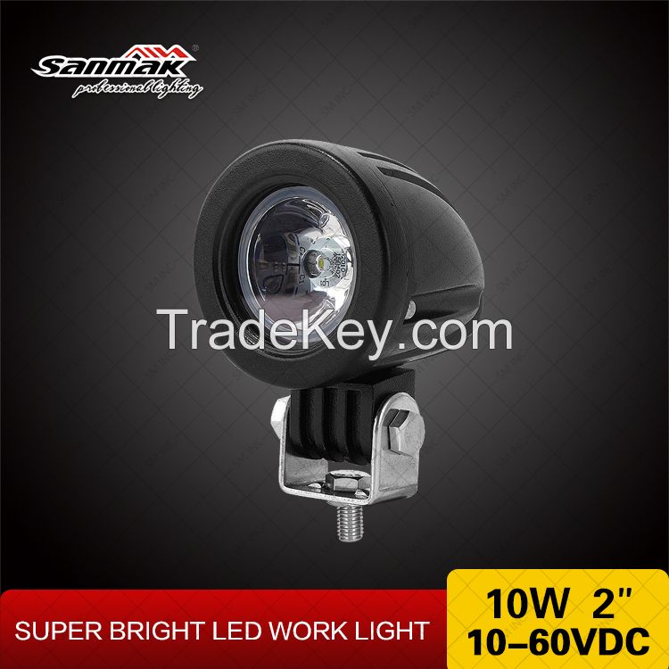 Sanmak high intensity motorcycle &amp;amp; bicycle CE, RoHS, IP67, SGS, TUV aluminum boat led work light