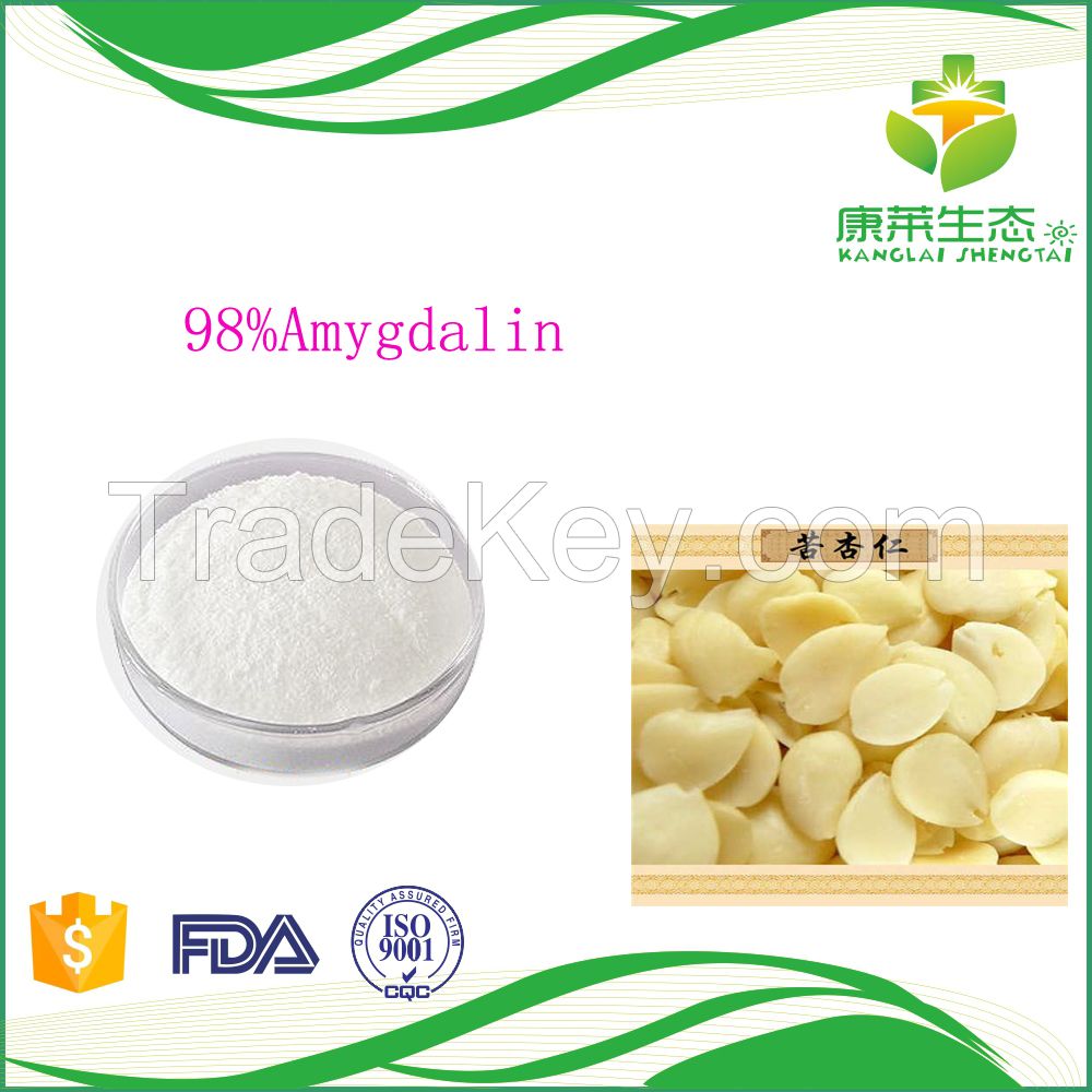 Factory supply pure bitter Almond extract powder 98% 99% Amygdalin HPLC