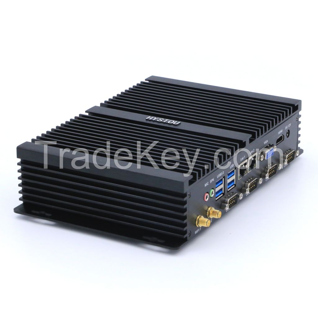 Mini ITX Fanless Industrial PC Desktop Computer Intel Celeron 1037U