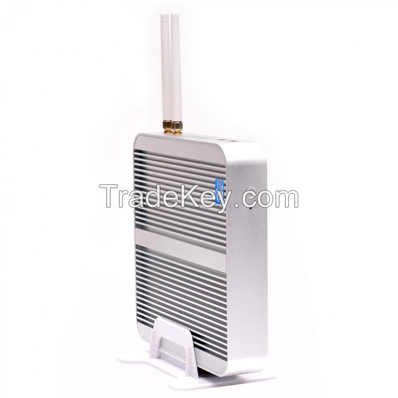 Fanless Mini PC HTPC Computer 4G RAM Intel Haswell Core i3 4010U