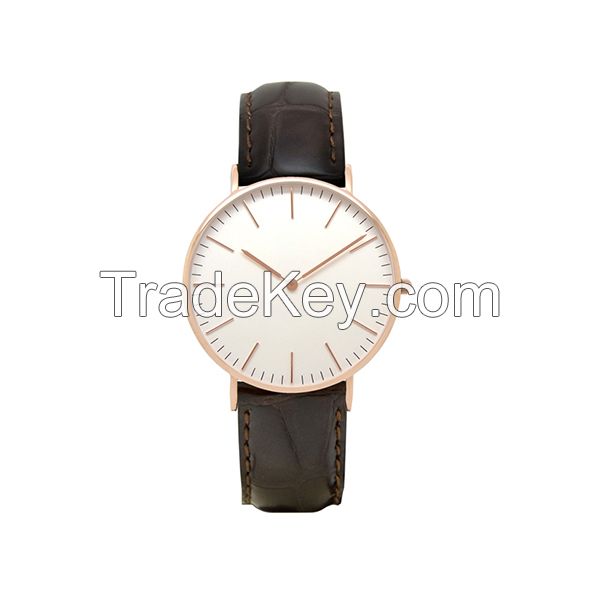 Hot selling elegant apperance dw style stainless steel watch 