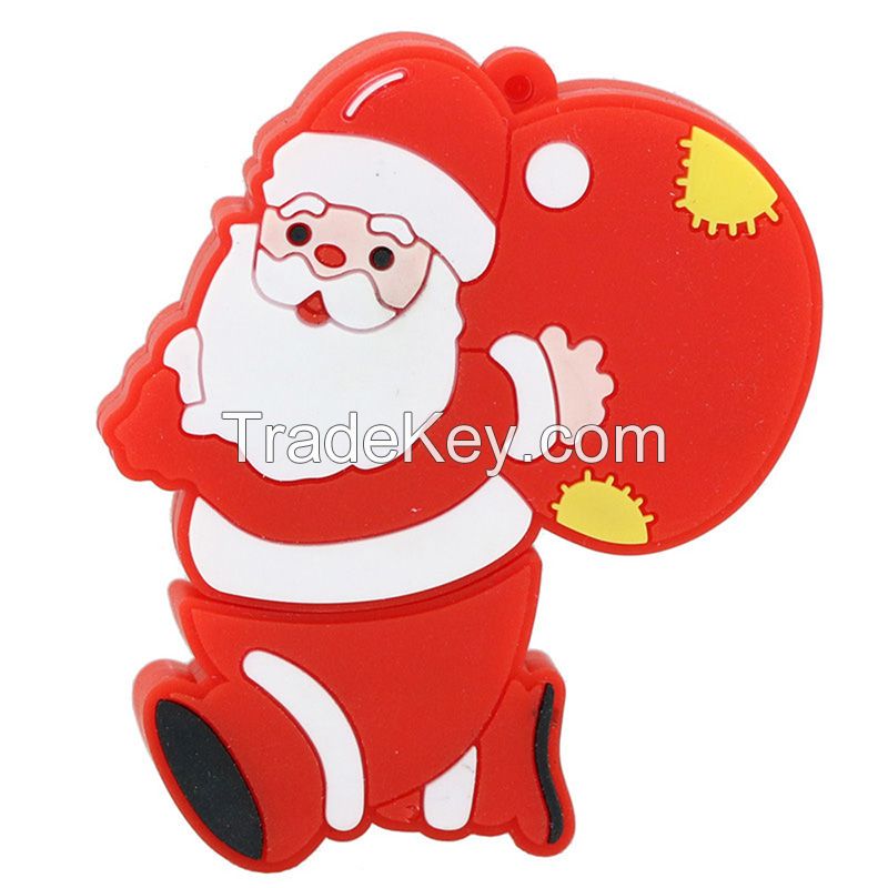 Santa Claus 4GB 8GB Bulk Flash Drives USB for Christmas