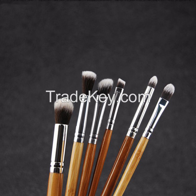 Bamboo handle makeup brush