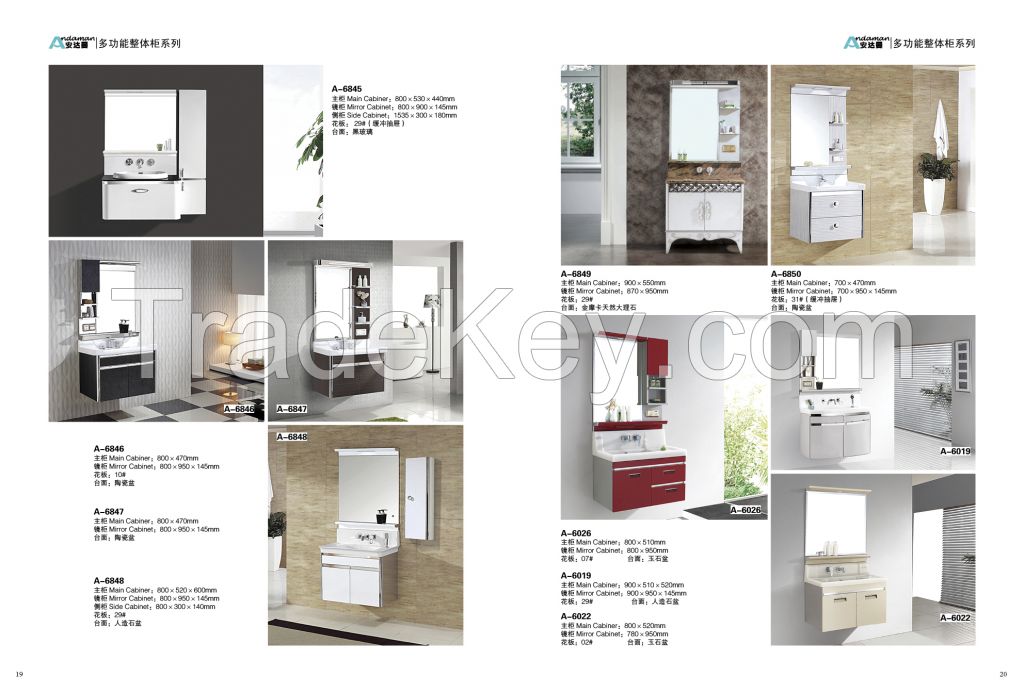 stainless steel bathroom cabinet Color sample  High quality Good price