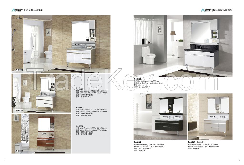 stainless steel bathroom cabinet Color sample  High quality Good price