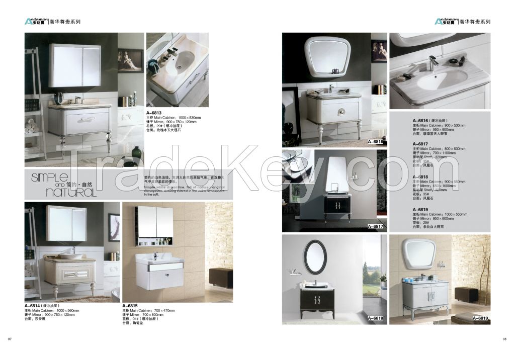 stainless steel bathroom cabinet Color sample  High quality Good price