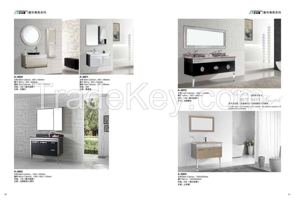stainless steel bathroom cabinet Color sample  High quality Good price