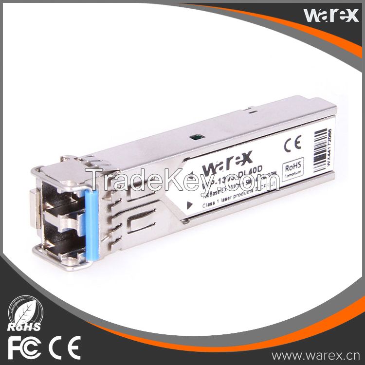 100Mbs 1310nm 40km SFP Transceiver SMF