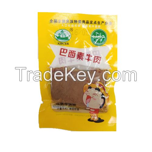 Black pepper flavor dried bean curd