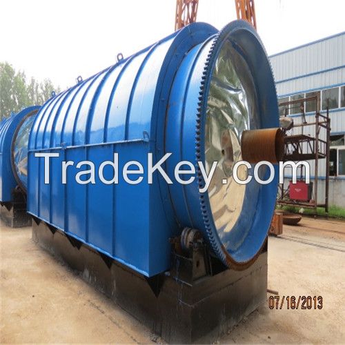 8T Waste Plastic Pyrolysis Equipment On Sale