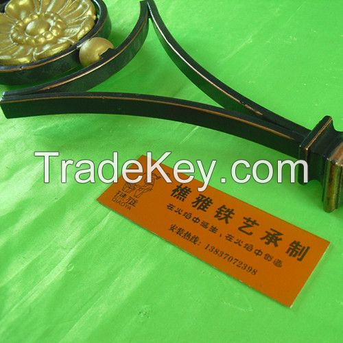 Wrought iron accessories (flower shape)