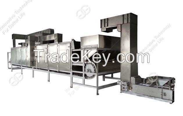 High Efficient Continuous Peanut Roasting Machine Hot Sale