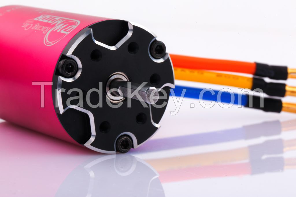 3650 4Poles 5550 kV Brushless Sensorless Motor for 1/10 RC on road/buggy