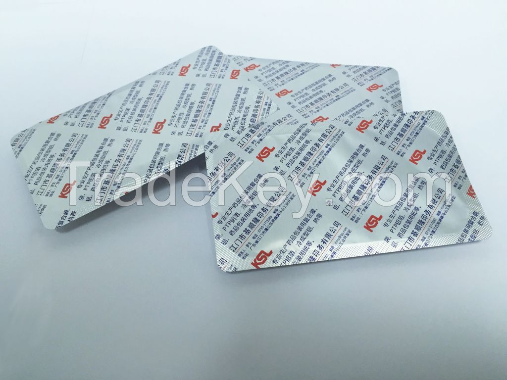 Tropical blister foil/Tropical aluminum foil/pharmaceutical tropical foil/Pharm pack