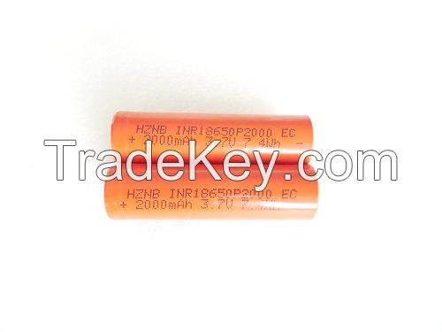 Power type Cylindrical lithium-ion battery 