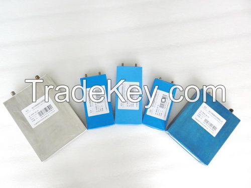 Square aluminum shell phosphate iron lithium power battery