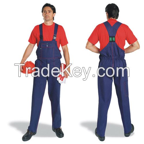 Polyester Cotton Suspender Trousers