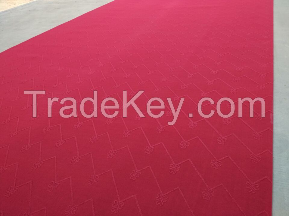 needle punch velour jacquard carpet