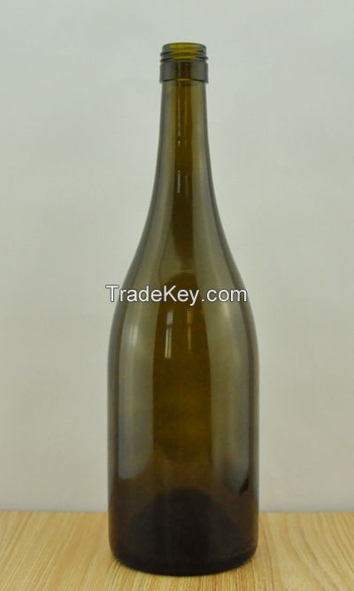 burgundy screw wine bottle 750ml