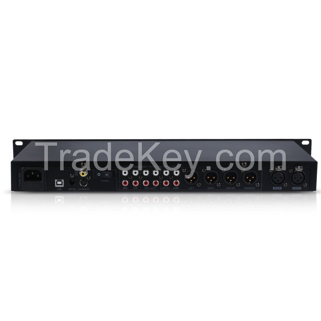 REV7800 Karaoke Professional Digital Audio Processor  can set via a PC interface  prevent howling