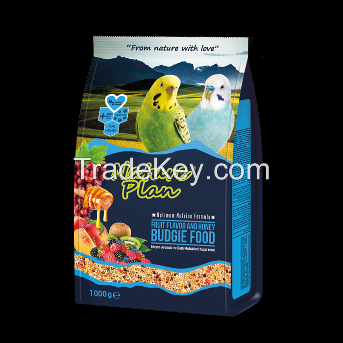 Nature Plan Fruit Flavor And Honey Budgie Food 1000G