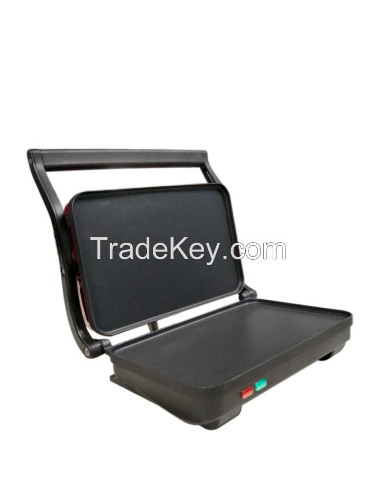 4 slice non-stick ceramic coating  panini grill with drop tray