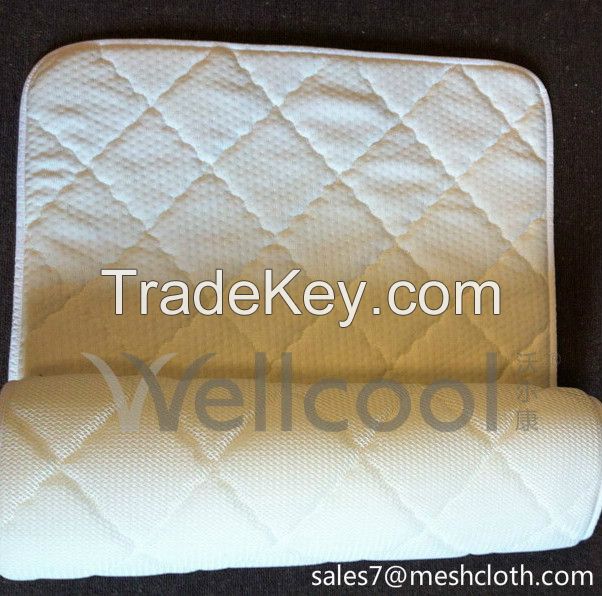 washable breathable 3d spacer fabric mattress topper