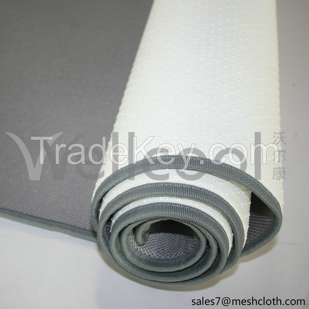 NON-SLIP 3d spacer mesh fabric yoga pad