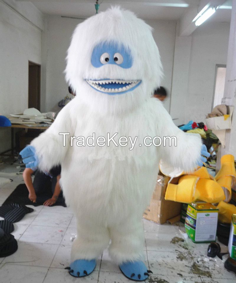 New Type Yeti Abominable Snowman Monster Mascot Costume Fancy Festival or Commercial Activities Supply Adult Sizel