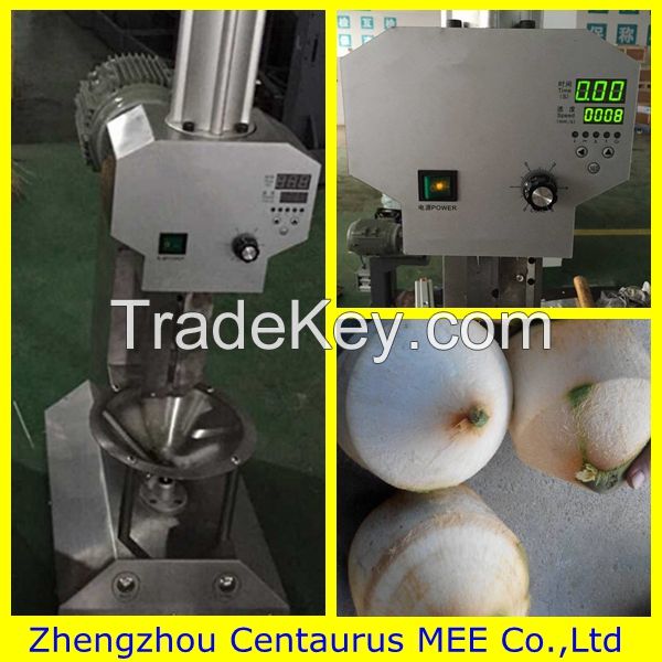 Automatic stainless steel green coconut peeling machine