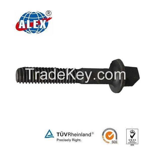 China provid Hot-sale HDG Finishing Rail Screw Spike For Railroad Equipment