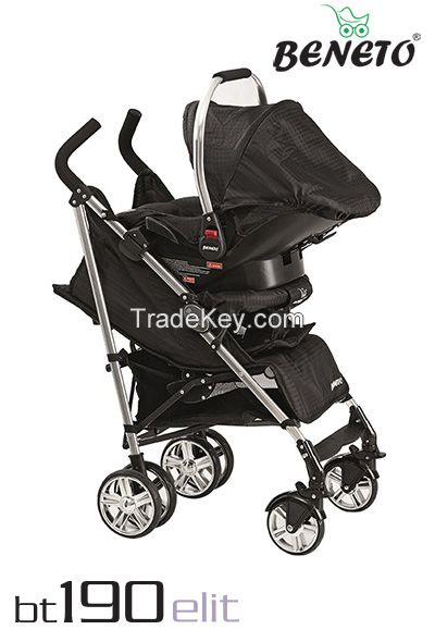 Beneto BT-190T Buggy Aluminum Travel System Baby Stroller