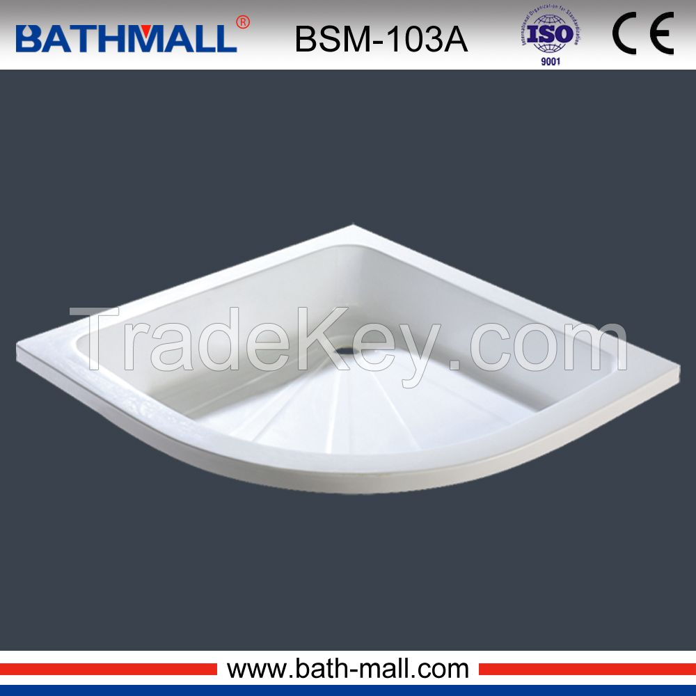 Simple drop in acrylic shower tray for wholesale