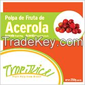 Frozen acerola fruit pulp