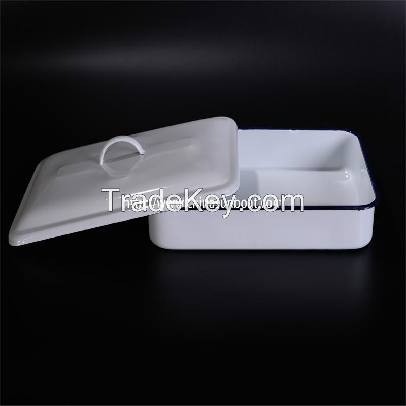 Enamelware Baking Pans Square Type Cookware