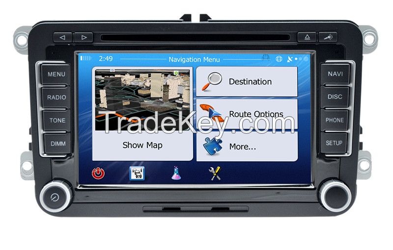 Autoradio player for Skoda fabia Octavia Roomster with RDS iPod bluetooth DVD SD USB mirror link function M-610