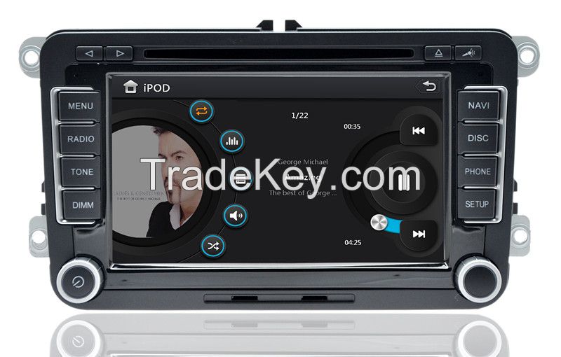 Autoradio player for Skoda fabia Octavia Roomster with RDS iPod bluetooth DVD SD USB mirror link function M-610